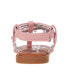 Фото #5 товара Big Girl's Strappy Sandal with Metal Chain and Sea Charms Polyurethane Sandals