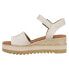 Фото #3 товара TOMS Diana Espadrille Wedge Womens Off White Casual Sandals 10017908