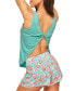 ფოტო #3 პროდუქტის Women's Balenda Pajama Tank And Shorts Set