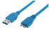 Фото #1 товара ShiverPeaks BS77195 - 5 m - USB A - Micro-USB B - USB 3.2 Gen 1 (3.1 Gen 1) - Blue