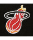 ფოტო #3 პროდუქტის Men's White, Black Miami Heat Retro Sport Colorblock Script Snapback Hat