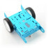 Blue Metal Chassis 2WD 2-Wheel with DC Motor Drive