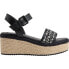 PEPE JEANS Witney Jacquard wedge sandals