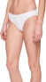Фото #2 товара Nike Women's 173565 Ribbed Bikini Bottom Swimwear White Size L
