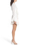 C/meo Collective Phase Ruffle Lace Minidress, Size Medium - Ivory 147352