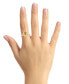 ფოტო #2 პროდუქტის Citrine and Diamond Accent Halo Ring in 14K Yellow Gold