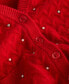 ფოტო #4 პროდუქტის Women's Cashmere Embellished Textured Cardigan, Created for Macy's