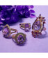 Grape Amethyst (6-3/8 ct. t.w.) & Diamond (1 ct. t.w.) Ring in 14k Rose Gold