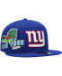 Фото #2 товара Men's Royal New York Giants State view 59FIFTY Fitted Hat