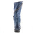 Фото #13 товара A.S.98 Siggs 259373-102 Womens Blue Leather Zipper Mid Calf Boots