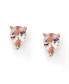 Cubic Zirconia Pear Cut Stud Earrings