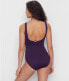 Фото #2 товара Lauren Ralph Lauren Women Tummy-Control Twist Front One-Piece, Size 12