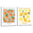 Kunstdruck Fruit Lovers 2er-Set