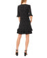 ფოტო #2 პროდუქტის Women's Floral Print V-Neck Ruffled Shift Dress