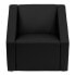 Фото #3 товара Hercules Smart Series Black Leather Lounge Chair