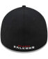 Фото #3 товара Men's Black Atlanta Falcons Flawless Stripe 39Thirty Flex Hat