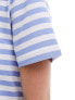 Фото #5 товара Pieces boxy t-shirt in bold blue and white stripe