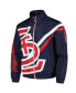ფოტო #3 პროდუქტის Men's Navy St. Louis Cardinals Exploded Logo Warm Up Full-Zip Jacket