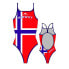 Фото #1 товара Купальник для плавания Turbo Norway Swimsuit