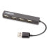 Фото #1 товара USB-разветвитель Digitus by Assmann 85040 Чёрный