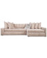 Pherie 131" 2-Pc. Fabric Sectional with Cuddler, Created for Macy's