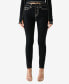 Women's Halle Super T Exposed Button Skinny Jeans