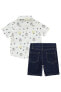 Фото #2 товара Комплект Civil Baby для мальчиков Экру с шортами от 6 до 18 месяцев