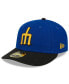 Фото #1 товара Men's Royal, Black Seattle Mariners 2023 City Connect Low Profile 59FIFTY Fitted Hat