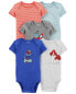 Фото #10 товара Baby 5-Pack Short-Sleeve Bodysuits NB