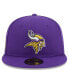 Men's Purple Minnesota Vikings Main Patch 59FIFTY Fitted Hat