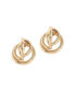 Фото #1 товара Women's Overlap Stud Earrings