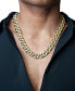 ფოტო #2 პროდუქტის Men's Diamond Pavé Wide Link 24" Chain Necklace (1/2 ct. t.w.)