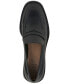 Enachel Block-Heel Tailored Loafer Flats