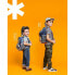 Фото #4 товара SKIP HOP Spark Style Little Kid Backpack Rocket