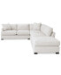 Фото #16 товара Nightford 143" 4-Pc. Fabric L Sectional, Created for Macy's