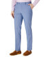 ფოტო #2 პროდუქტის Men's Slim-Fit Blue Hairline Stripe Dress Pants, Created for Macy's