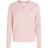 TOMMY HILFIGER Co Cable v neck sweater