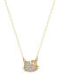 Hello Kitty Diamond Pavé Cluster Pendant Necklace (1/6 ct. t.w.) in 10k Gold, 16" + 2" extender