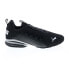 Фото #2 товара Puma Axelion LS 19438411 Mens Black Canvas Lace Up Athletic Running Shoes