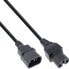 Фото #2 товара InLine power cable ext. - hot condition conn. IEC-C15/IEC-C14 straight - 2m