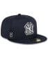 ფოტო #4 პროდუქტის Men's Navy New York Yankees 2024 Clubhouse 59FIFTY Fitted Hat