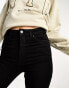 Monki Oki high waist skinny jeans in black