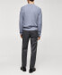 Фото #2 товара Men's Ribbed Details Knitted Sweater