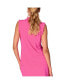 ფოტო #2 პროდუქტის Women's SLEEVELESS RUFFLE TOP ST. BARTHS CORAL XLarge