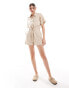 Фото #4 товара JJXX linen playsuit in beige