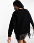 Фото #3 товара Whistles – Sweatshirt in Schwarz mit „Oui Oui“-Logo