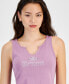 ფოტო #3 პროდუქტის Juniors' Drama Graphic-Print Tank Top