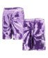 ფოტო #1 პროდუქტის Big Boys Purple Phoenix Suns Santa Monica Tie-Dye Shorts