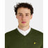 LYLE & SCOTT Tonal Eagle V Neck Sweater