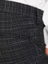 Фото #4 товара ASOS DESIGN skinny suit trousers in crosshatch in black